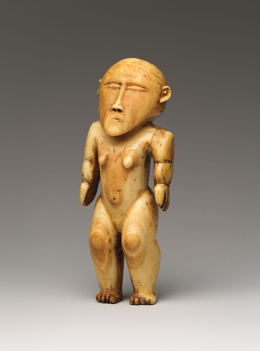'Otua fefine (deity figure), Ha'apai Islands artist, Whale ivory, Ha'apai Islands