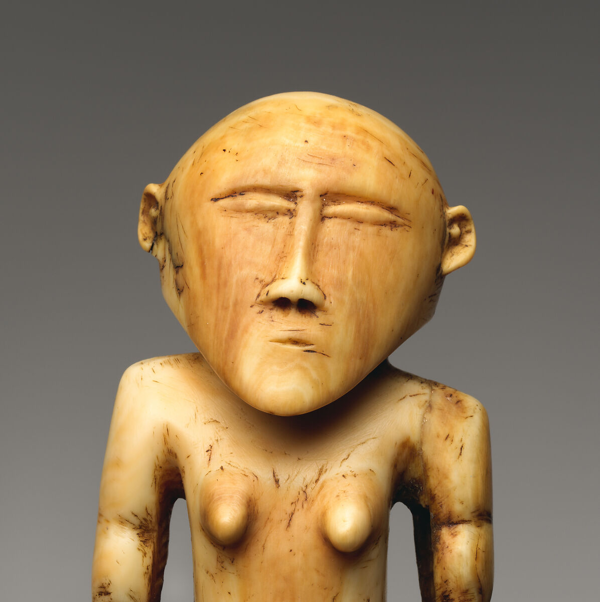 'Otua fefine (deity figure), Ha'apai Islands artist, Whale ivory, Ha'apai Islands