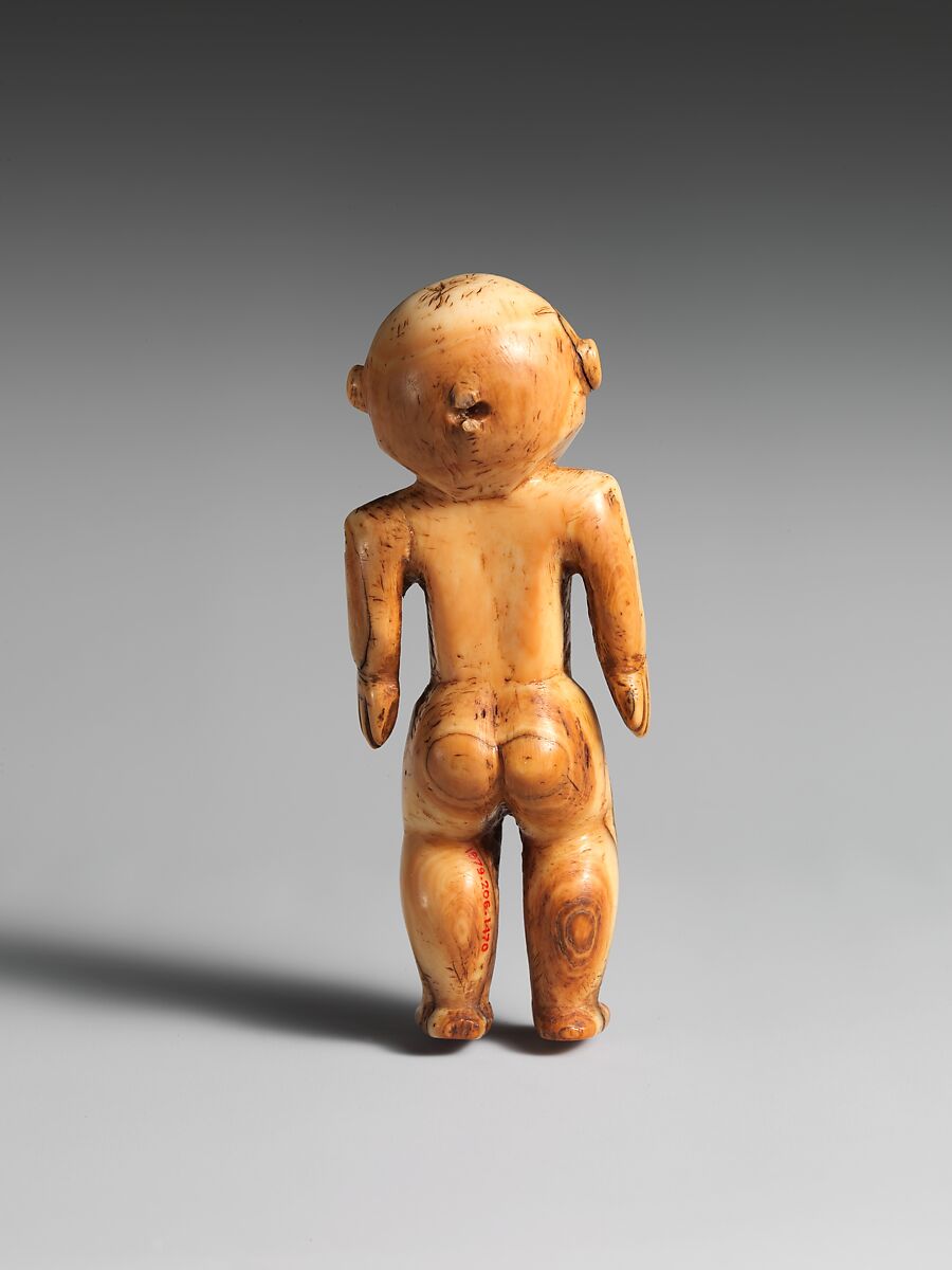 'Otua fefine (deity figure), Ha'apai Islands artist, Whale ivory, Ha'apai Islands