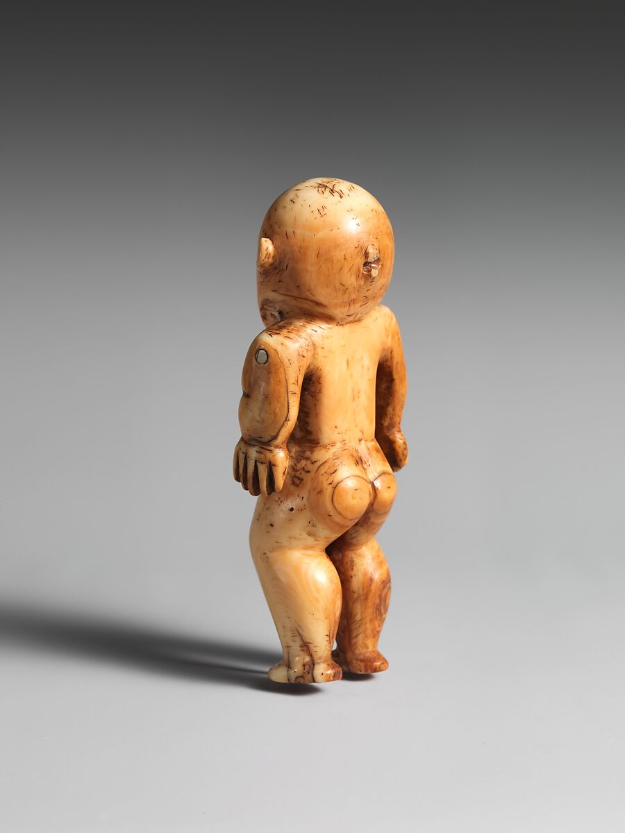 'Otua fefine (deity figure), Ha'apai Islands artist, Whale ivory, Ha'apai Islands