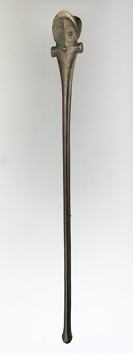 Club ('U'u), Wood, fiber, Marquesan (Enata) people