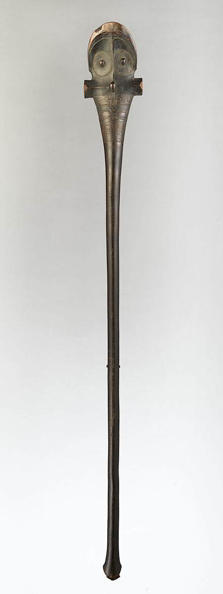 Club ('U'u), Wood, fiber, Marquesan (Enata) people