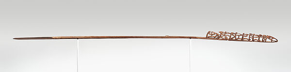 Paddle, Asmat artist(s), Wood, paint, Asmat people, Bisman