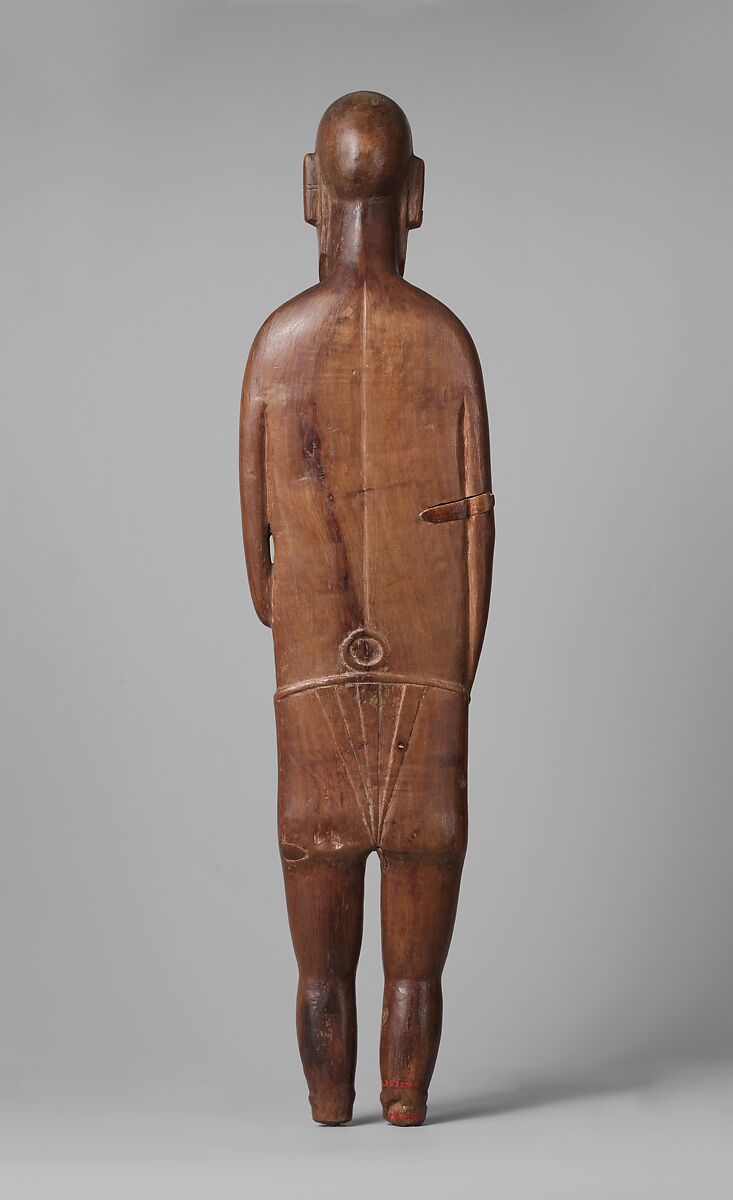 Moai papa (female figure), Rapa Nui artist, Wood, obsidian, paint, Rapa Nui people
