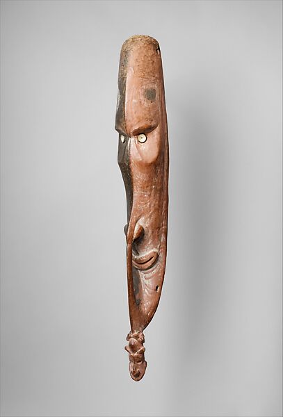 Mask (Mai), Wood, paint, fish vertebrae, Nyaula Iatmul people