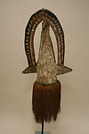 Eharo Mask, Barkcloth, bamboo, fiber, grass, paint, Elema people, Kovava (?)