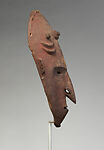 Mask, Wood, paint, Murik Lakes