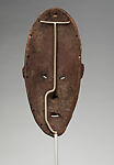 Mask, Wood, paint, Murik Lakes