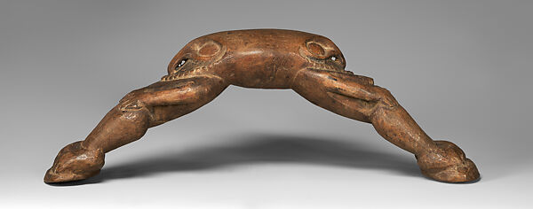 Headrest, Wood, pigment, Murik Lakes