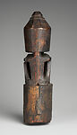 Korwar (charm and stopper), Cenderawasih Bay artist, Wood, Cenderawasih Bay