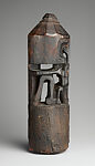 Korwar (charm and stopper), Cenderawasih Bay artist, Wood, Cenderawasih Bay