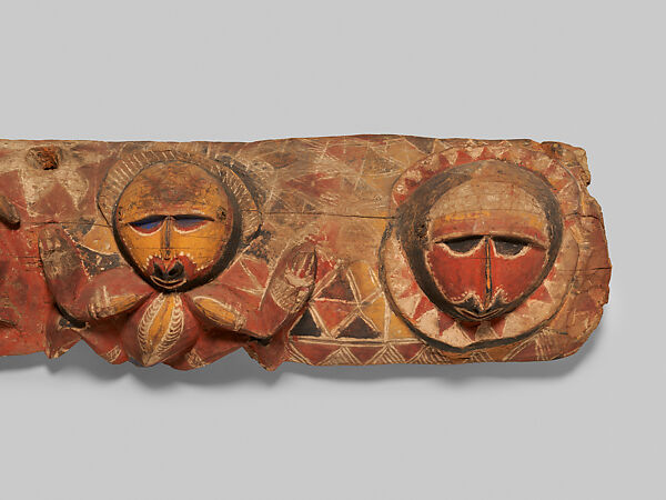Lintel from a Ceremonial House, Wood, paint, Abelam people