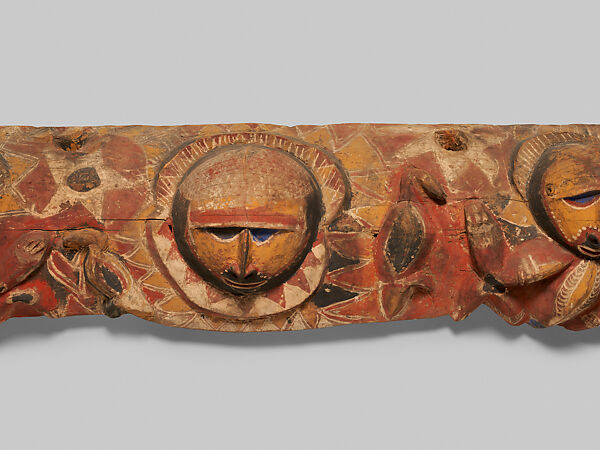 Lintel from a Ceremonial House, Wood, paint, Abelam people
