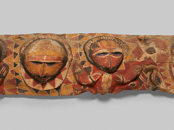 Lintel from a Ceremonial House, Wood, paint, Abelam people
