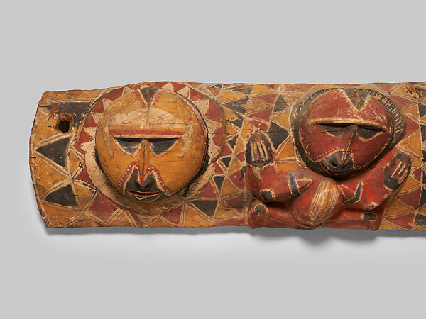 Lintel from a Ceremonial House, Wood, paint, Abelam people