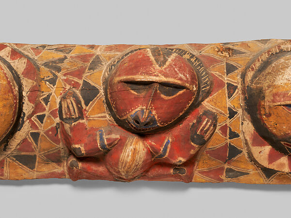 Lintel from a Ceremonial House, Wood, paint, Abelam people