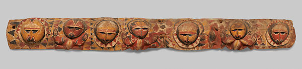 Lintel from a Ceremonial House, Wood, paint, Abelam people 