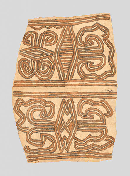 Barkcloth Panel, Barkcloth, pigment, Collingwood Bay 