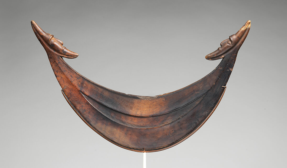 Gorget (Rei Miro), Wood, Rapa Nui people 