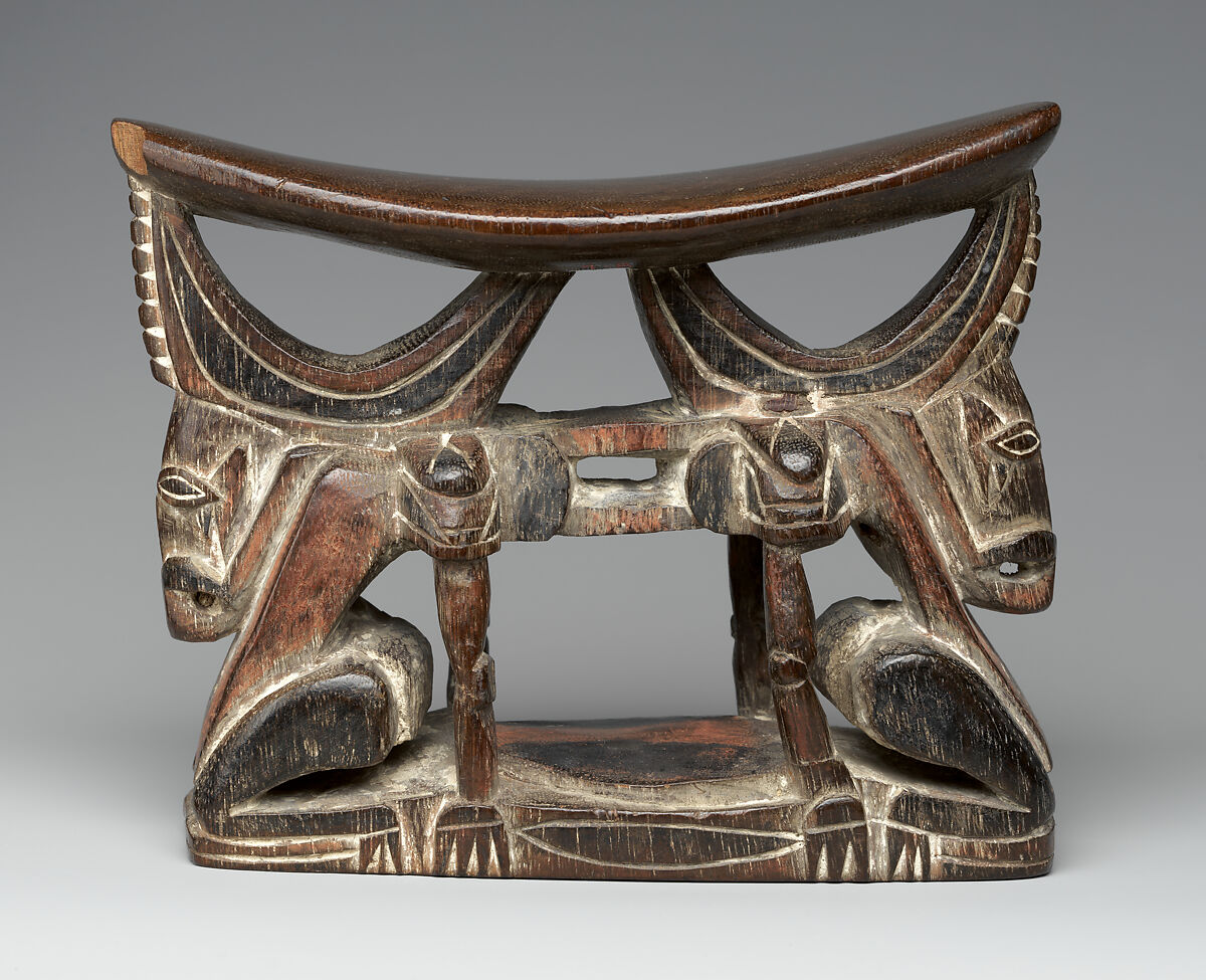 Headrest, Wood, lime, Tami Islands
