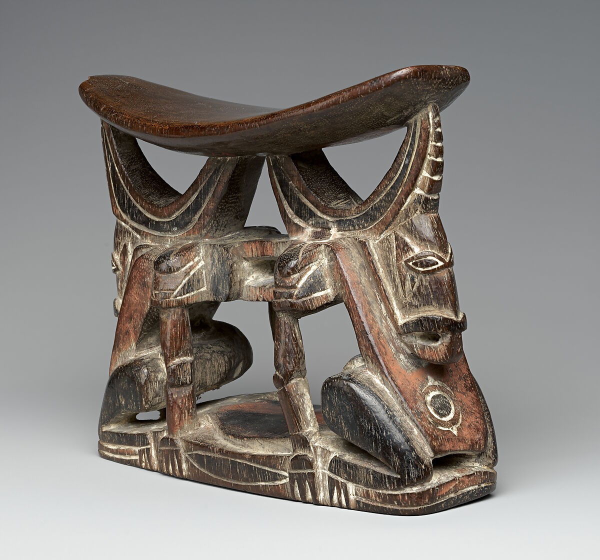 Headrest, Wood, lime, Tami Islands