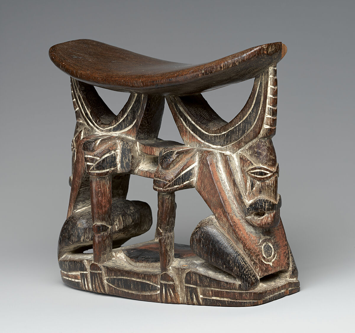Headrest, Wood, lime, Tami Islands