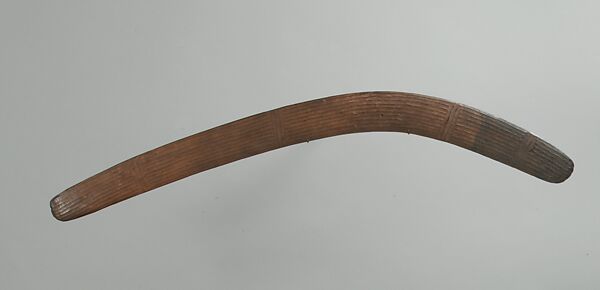 Boomerang, Wood, ocher, Wardaman 