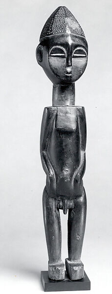 Male Figure, Wood, pigment, Kulango peoples 
