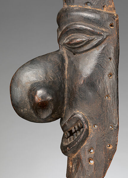 Mask (Dagak), Wood, paint, Kanak people