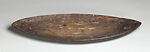 Hotè (bowl), Lake Sentani artist, Wood, paint, Sentani people