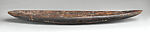 Hotè (bowl), Lake Sentani artist, Wood, paint, Sentani people