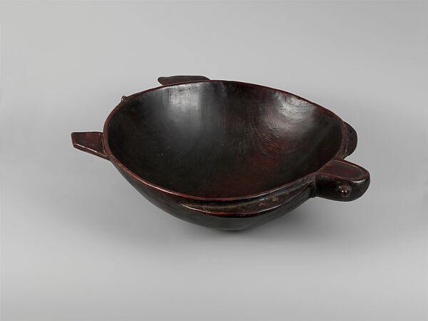 Turtle-Shaped Bowl (Darivonu), Wood, Fijian