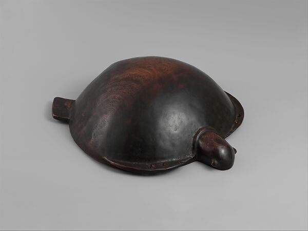 Turtle-Shaped Bowl (Darivonu), Wood, Fijian