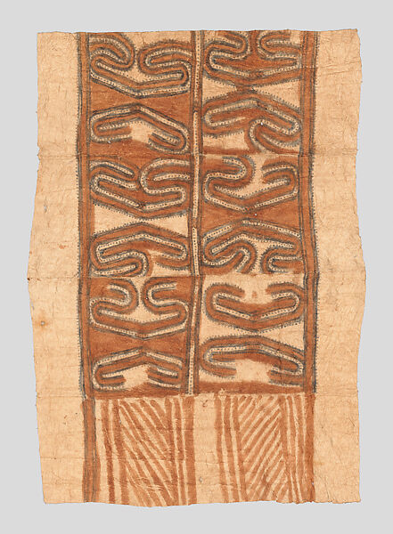 Barkcloth Panel, Barkcloth, pigment, Collingwood Bay 