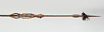 Paddle, Vaman, Wood, cassowary feathers, fiber, paint, Asmat people