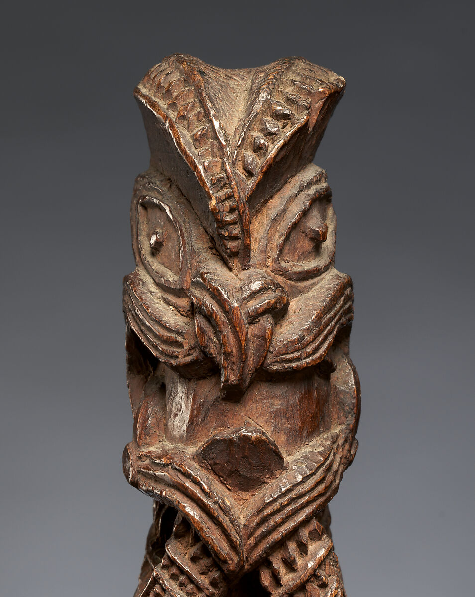 Turuturu (weaving peg), Māori artist, Wood, Maori people