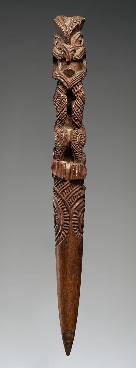 Weaving Peg (Turuturu), Wood, Maori people 