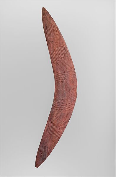 Boomerang, Wood, ocher, Western Kimberley 