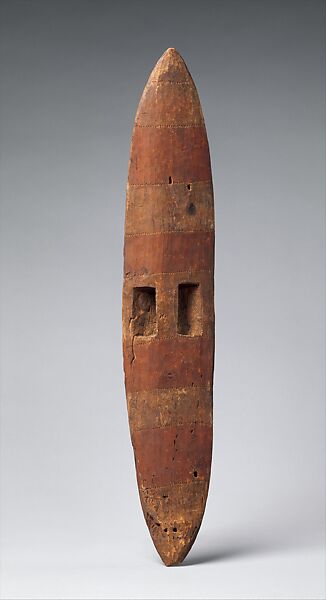 Shield, Wood, paint, Western Desert