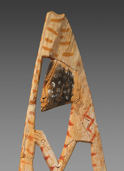 Ancestor Board (Yamate), Wood, paint, Kamoro (Mimika) people