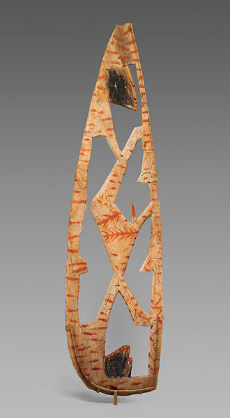 Ancestor Board (Yamate), Wood, paint, Kamoro (Mimika) people