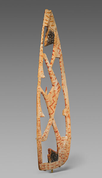 Ancestor Board (Yamate), Wood, paint, Kamoro (Mimika) people
