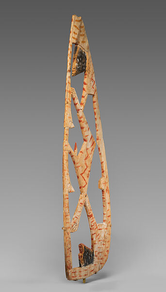 Ancestor Board (Yamate), Wood, paint, Kamoro (Mimika) people