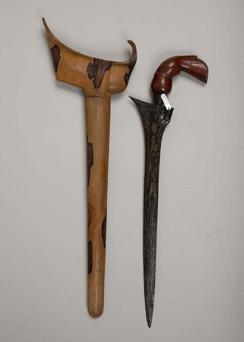 Kris with Sheath, Wood, kajoe pelet, Javanese 