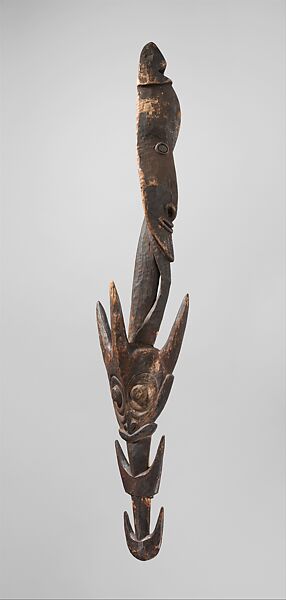 Suspension Hook (Samban or Tshambwan), Wood, Iatmul people 