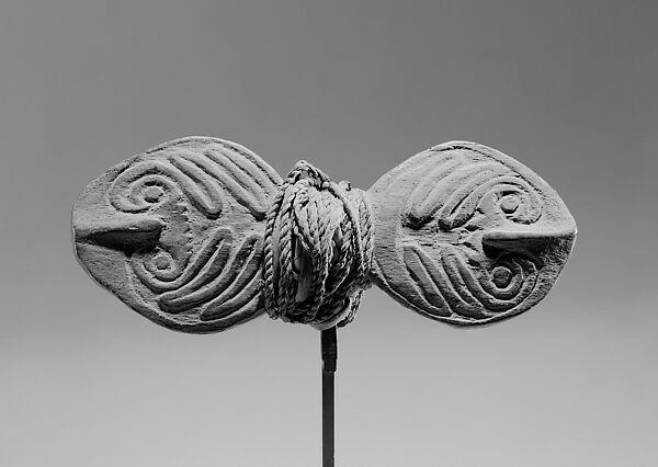 Crosspiece for a Head Carrier, Wood, fiber, Bamu (?)