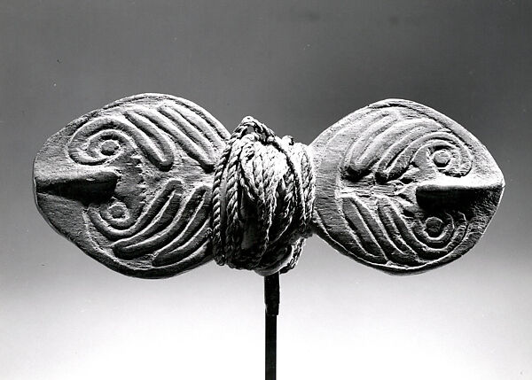 Crosspiece for a Head Carrier, Wood, fiber, Bamu (?)