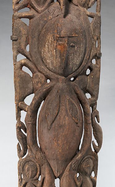 Figure (Nggwalndu), Wood, paint, Abelam people