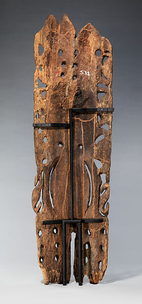 Figure (Nggwalndu), Wood, paint, Abelam people