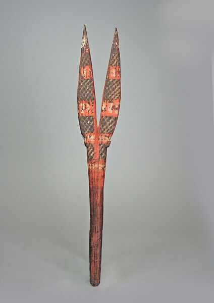 Spearhead, Wood, paint, Tiwi 
